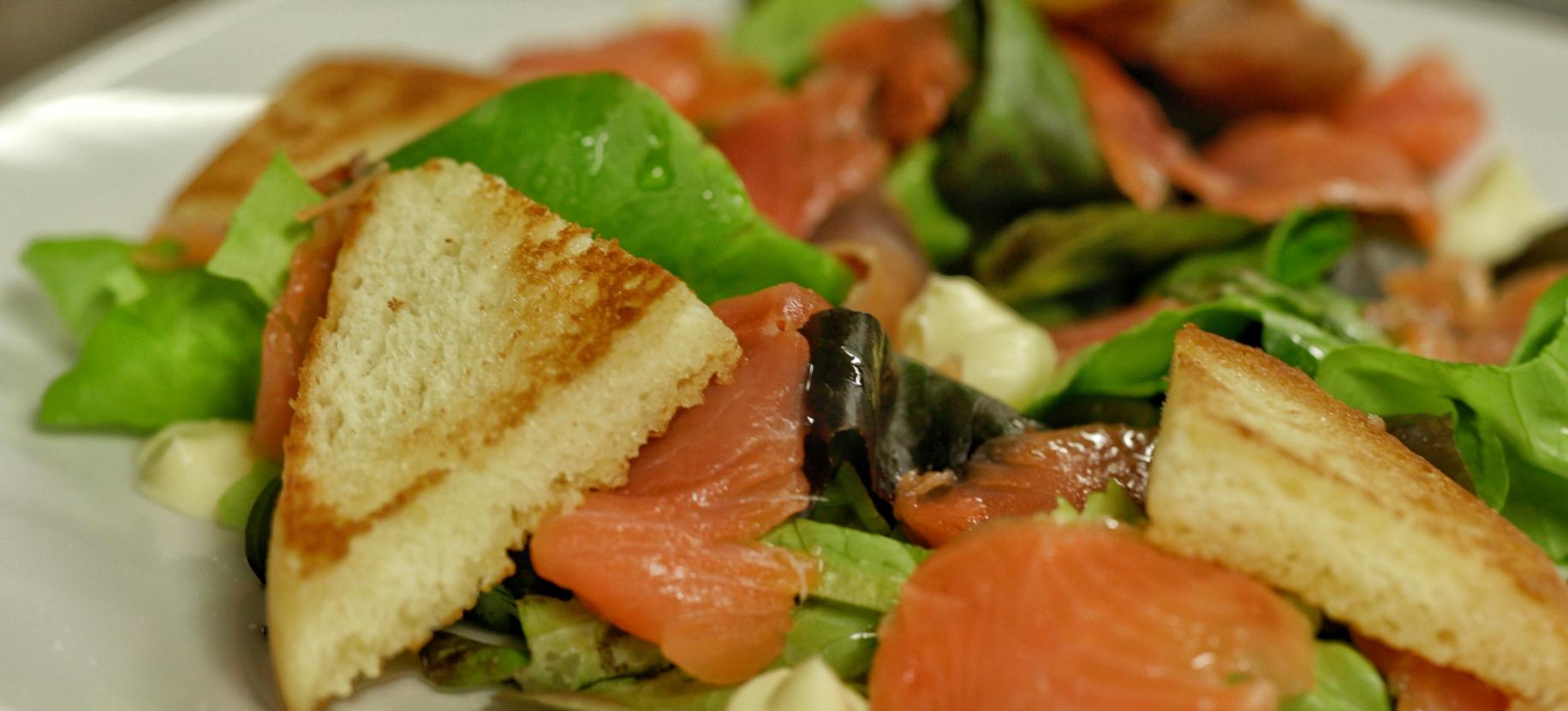 Insalatina di trota affumicata