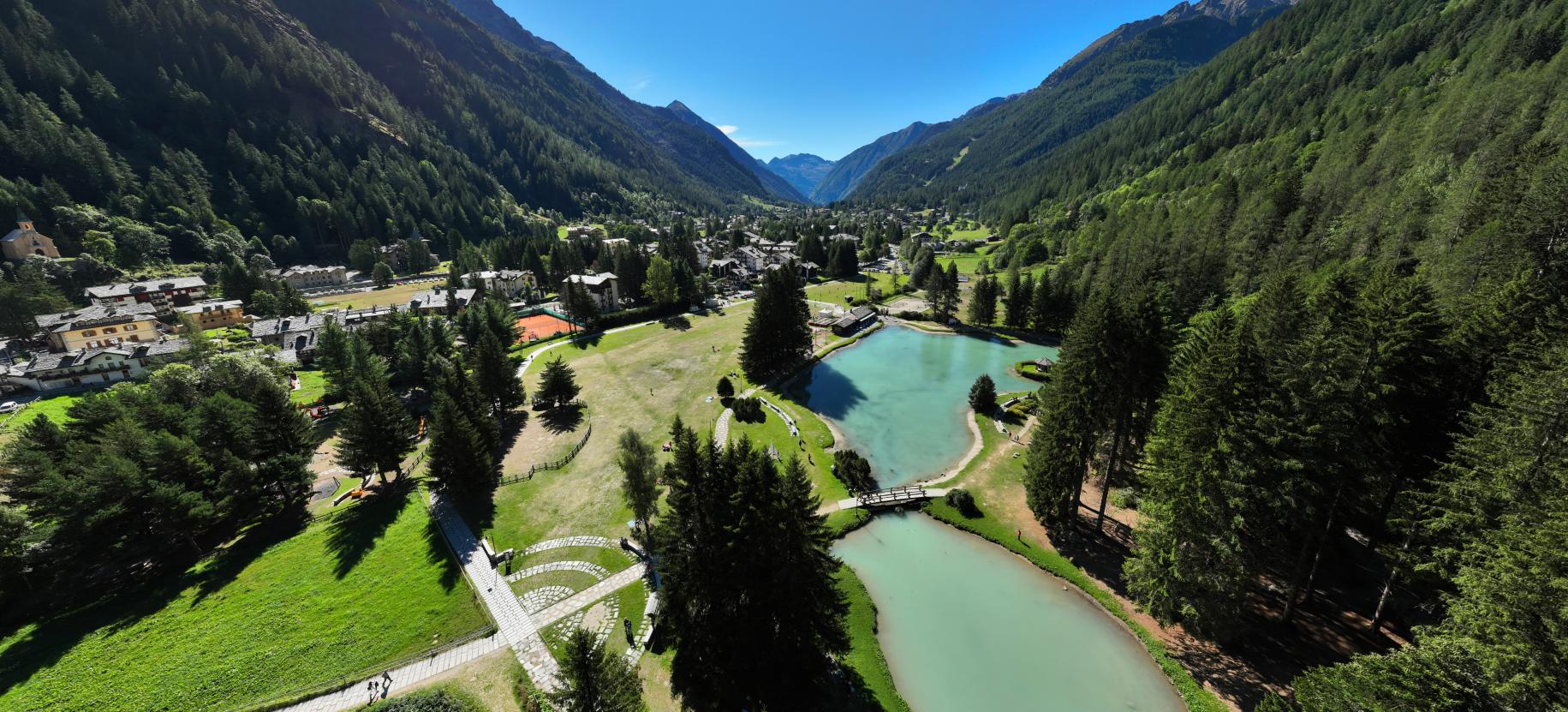 Vista sul fondovalle