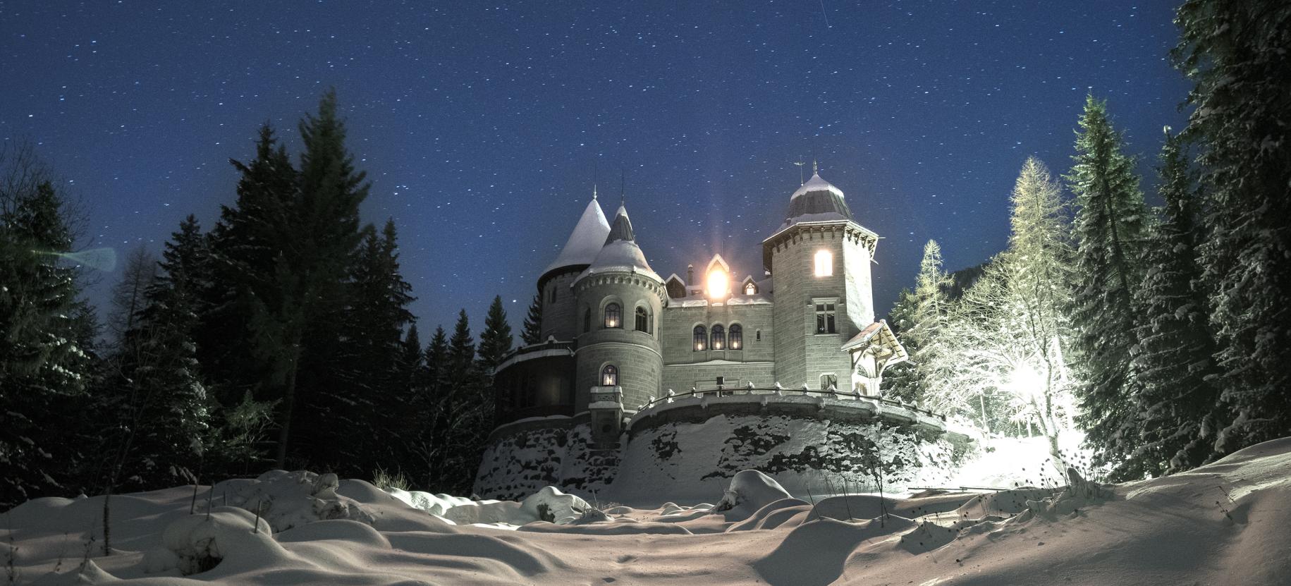 Castel Savoia in winter