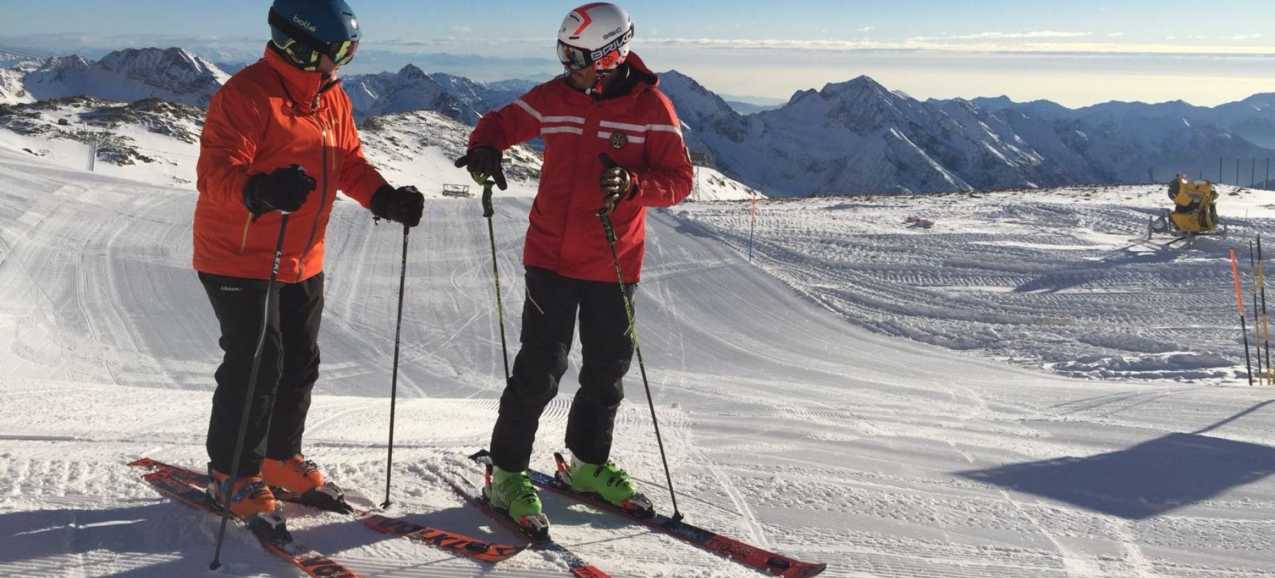 Alpine ski lessons Monterosa Experience