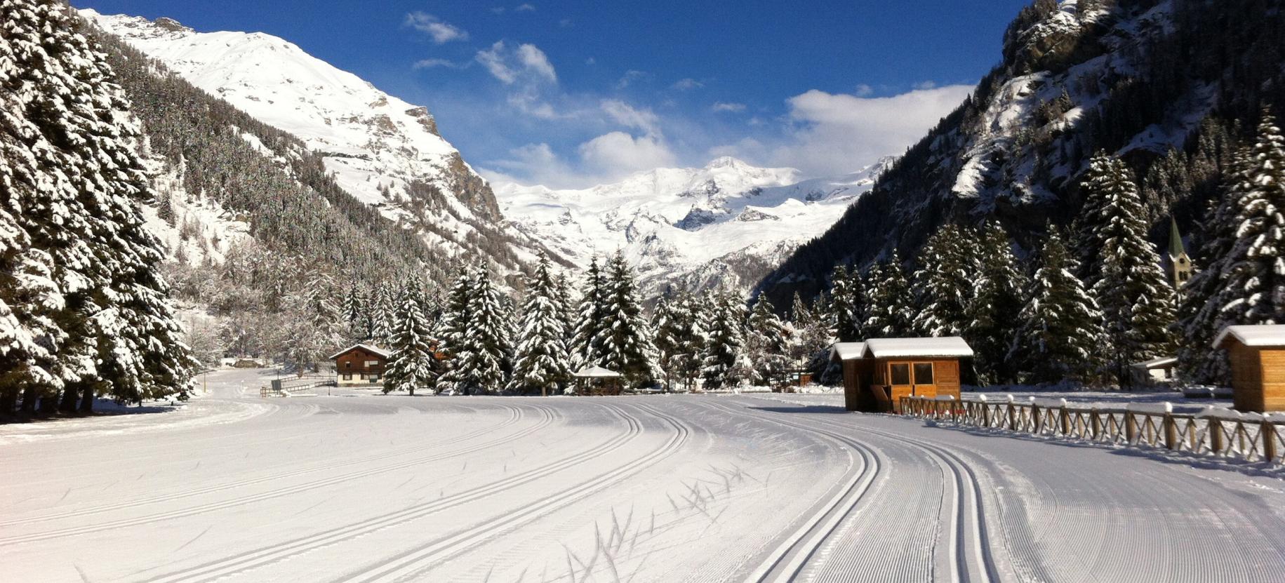 Cross-country ski run Lake Gover