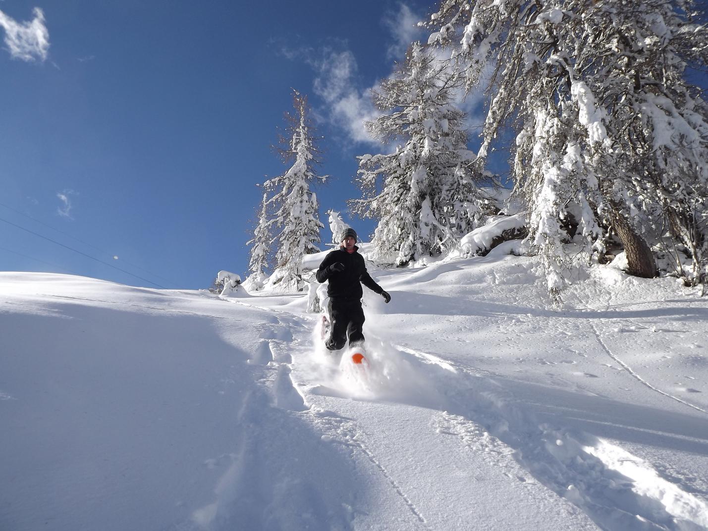 Ciaspole nella Valle di Gressoney