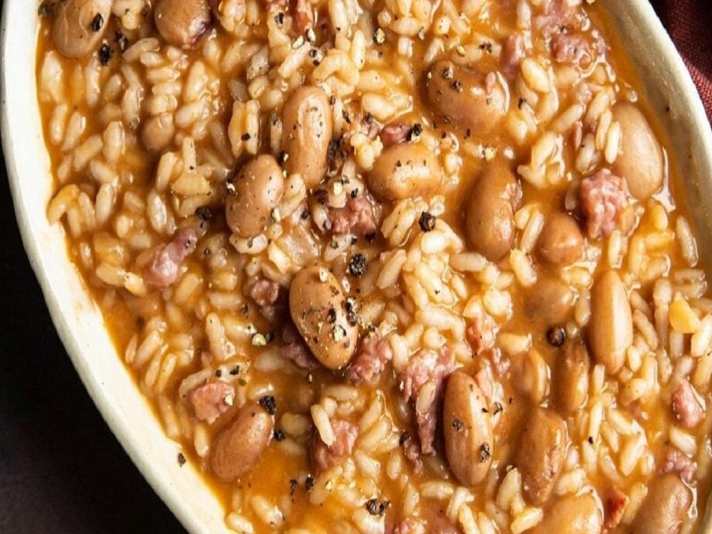 Panissa (riso e fagioli) all'Insula Pontis Romani