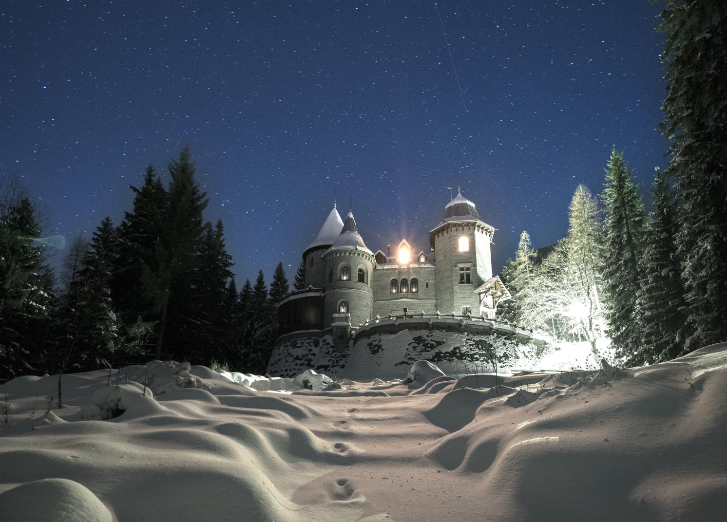 Castel Savoia in inverno