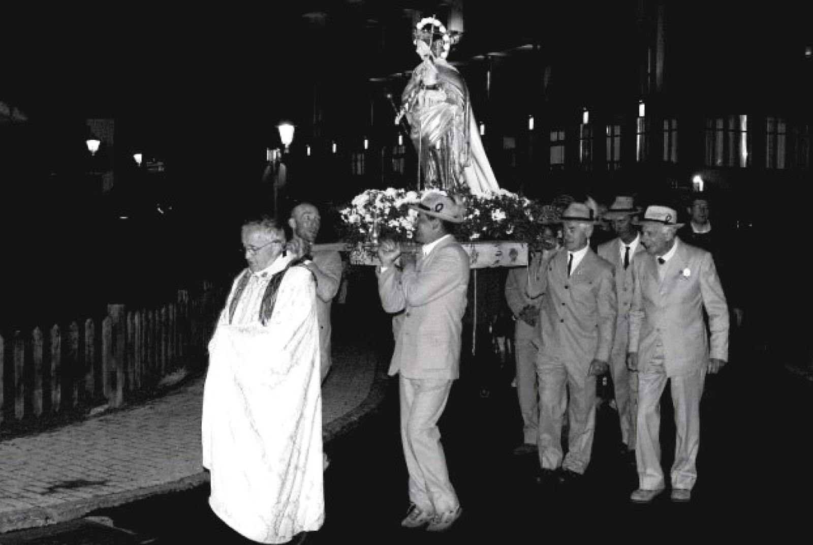 Chiesa di Gressoney-La-Trinité The Assumption procession and Festival of the alpine guides