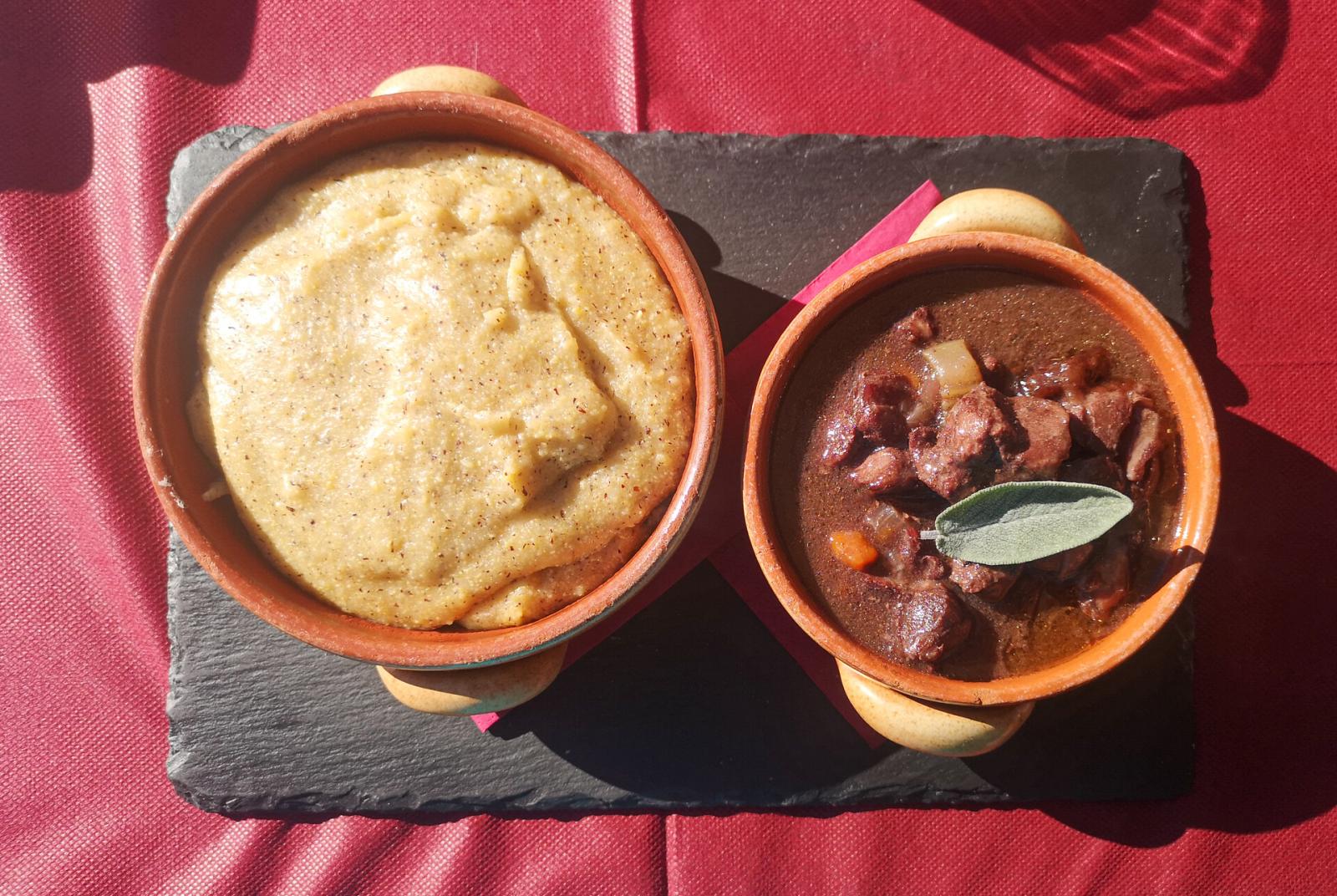 Polenta e spezzatino Polenta e spezzatino